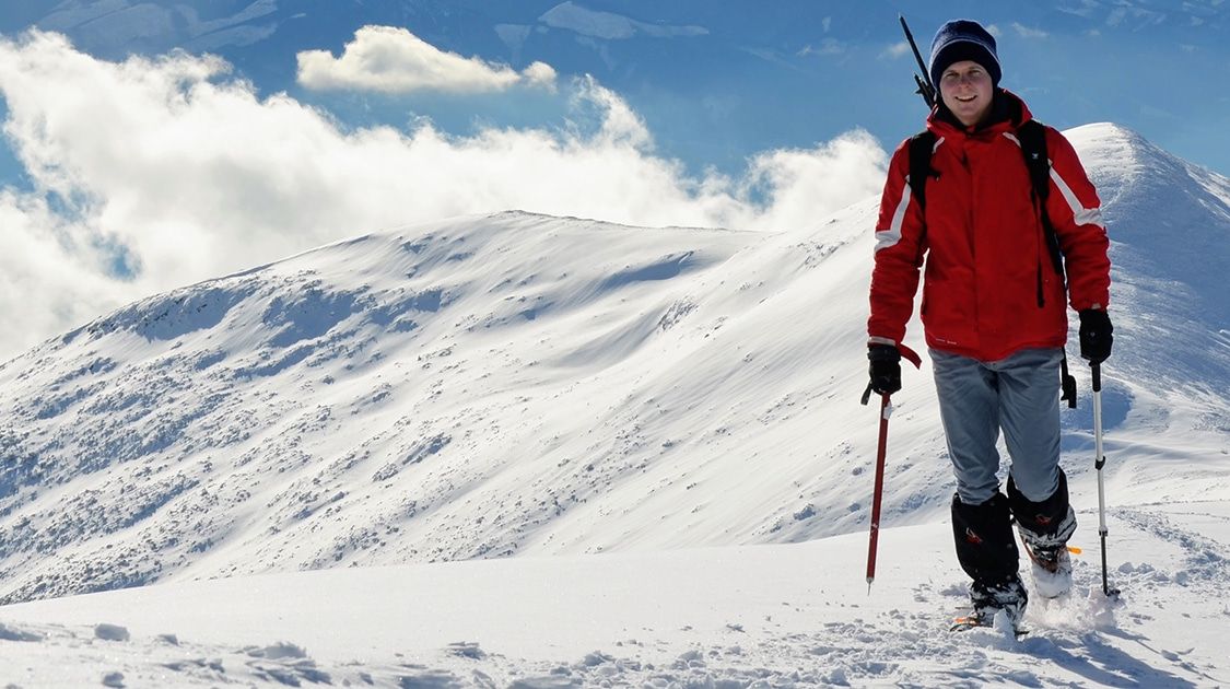 Hiking during the winter
