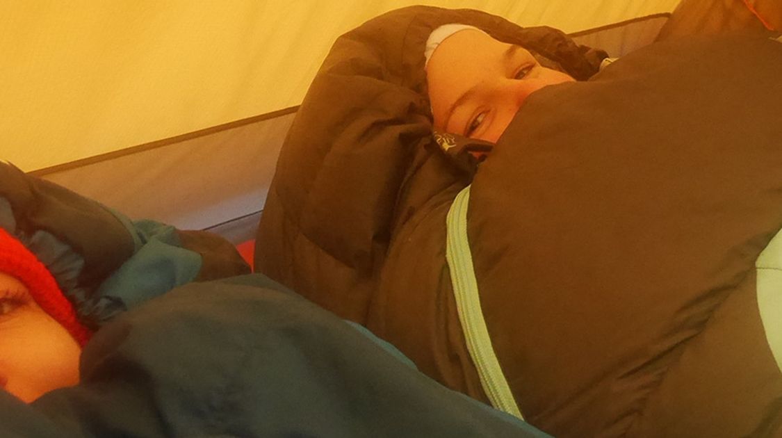 Good camping gear is an answer for staying warm on backpacking trips