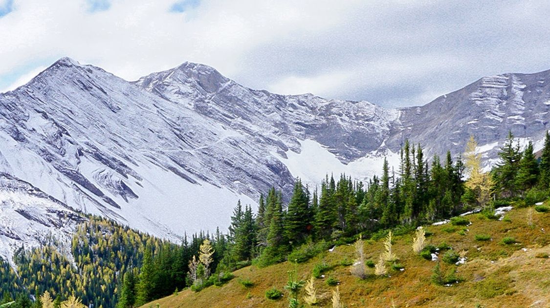 Scenery from the Ptarmigan Cirque hike in Kananaskis, the Canadian Rockies