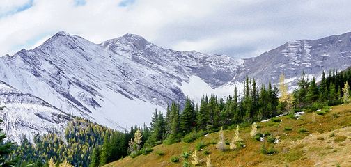 Scenery from the Ptarmigan Cirque hike in Kananaskis, the Canadian Rockies
