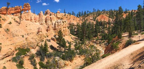 Views from the Mossy Caves hike in Bryce Canyon National Park, Utah