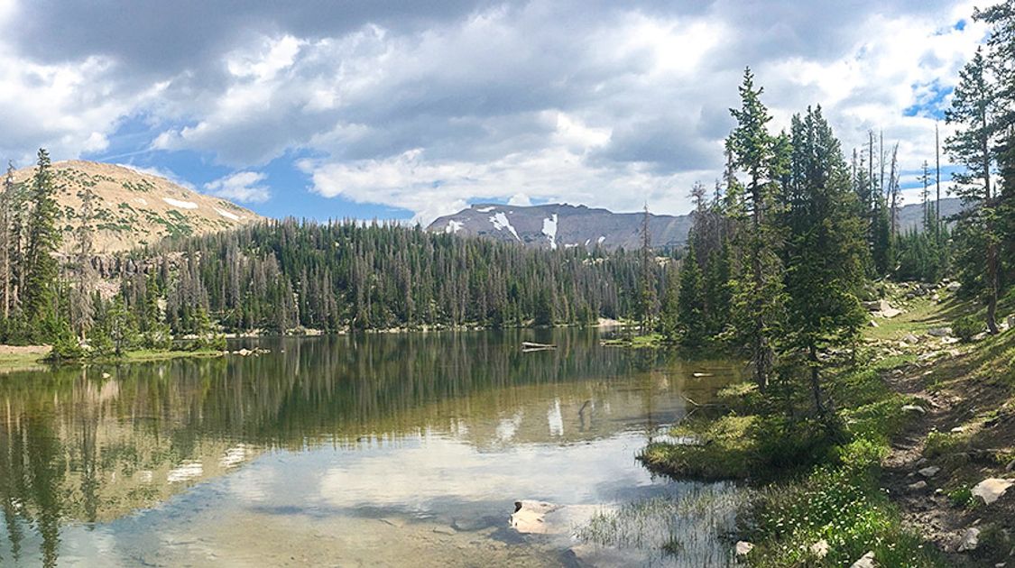 Naturalist Basin hike in the Uinta Mountains, Utah