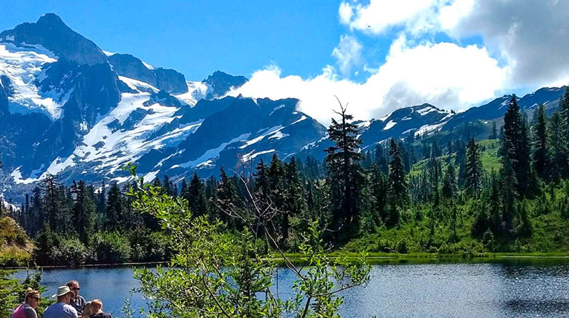 Picture Lake hike in Mt. Baker-Snoqualmie National Forest