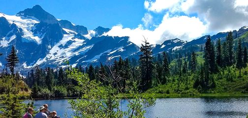Picture Lake hike in Mt. Baker-Snoqualmie National Forest
