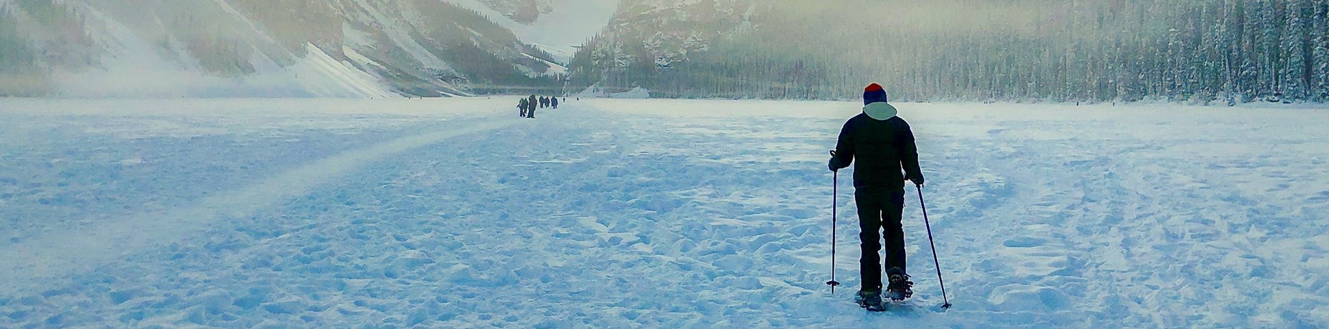 Snowshoeing trails