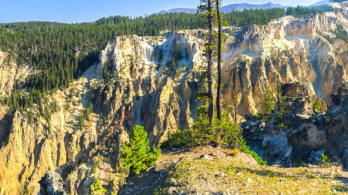 Hiking in Yellowstone National Park