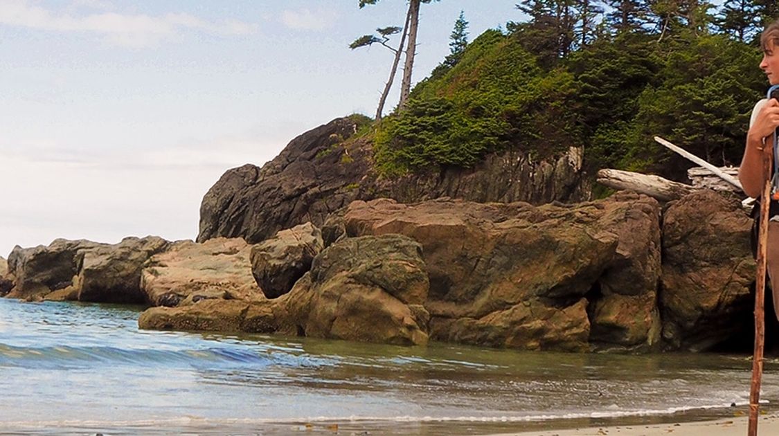 Beautiful panorama from North Coast Trail on Vancouver Island