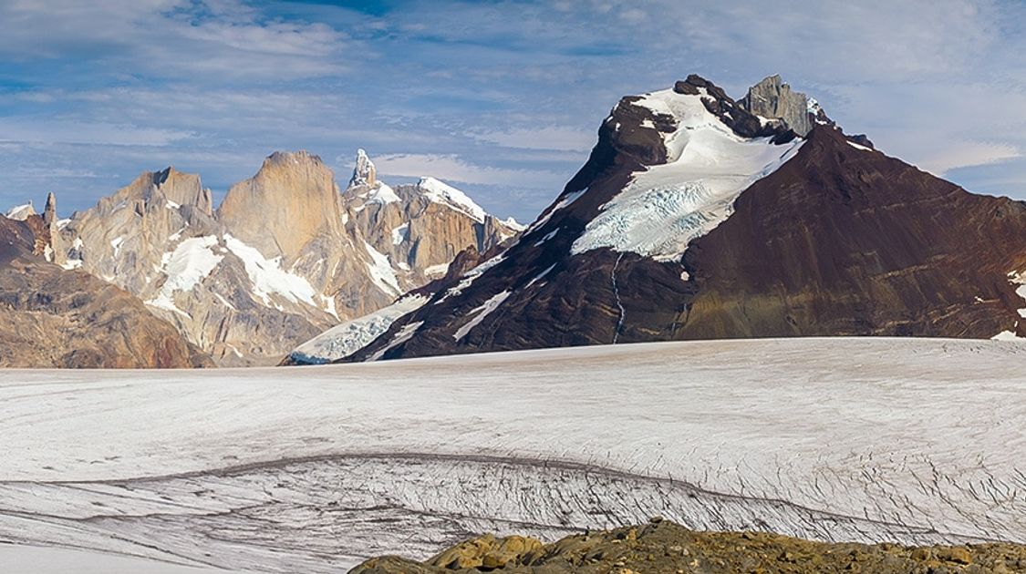 Panoramic view of Southern Patagonia Icefield Expedition