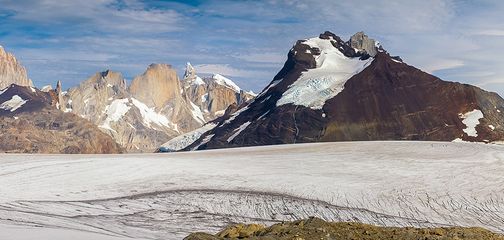Panoramic view of Southern Patagonia Icefield Expedition
