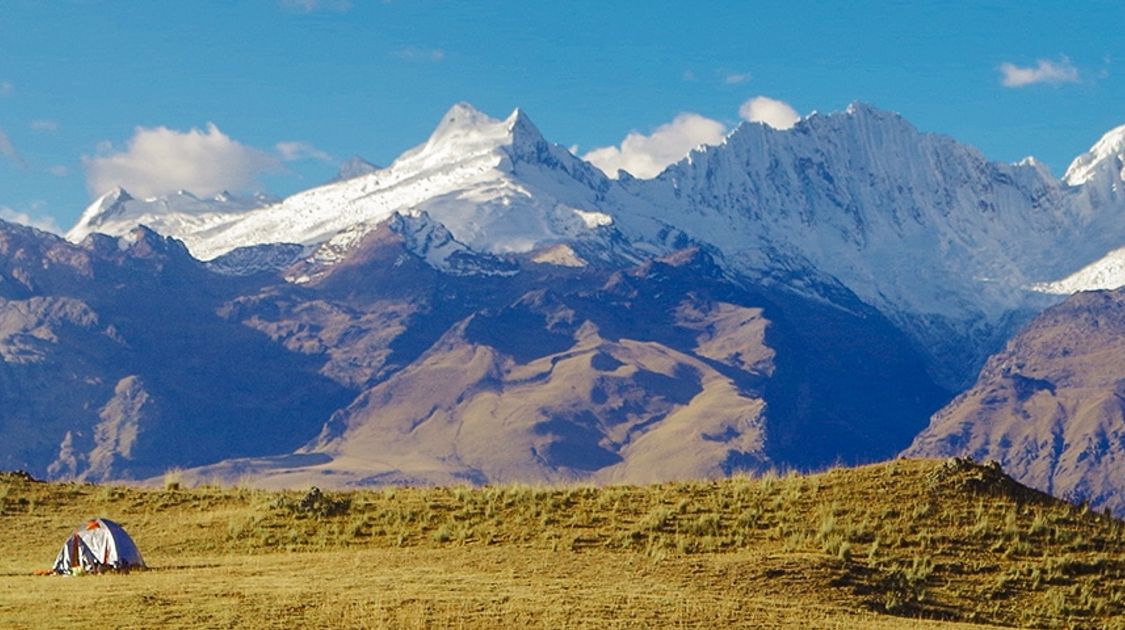Panoramic view from Trekking in Northern Peru