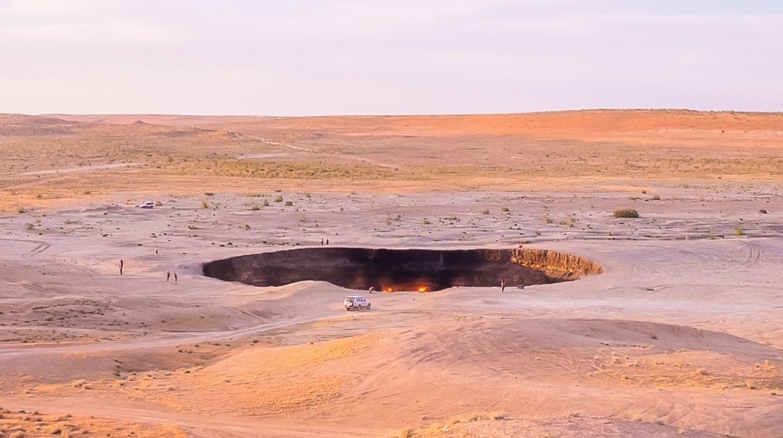 Panoramic view from beautiful travels while traveling full-time