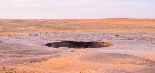 Panoramic view from beautiful travels while traveling full-time