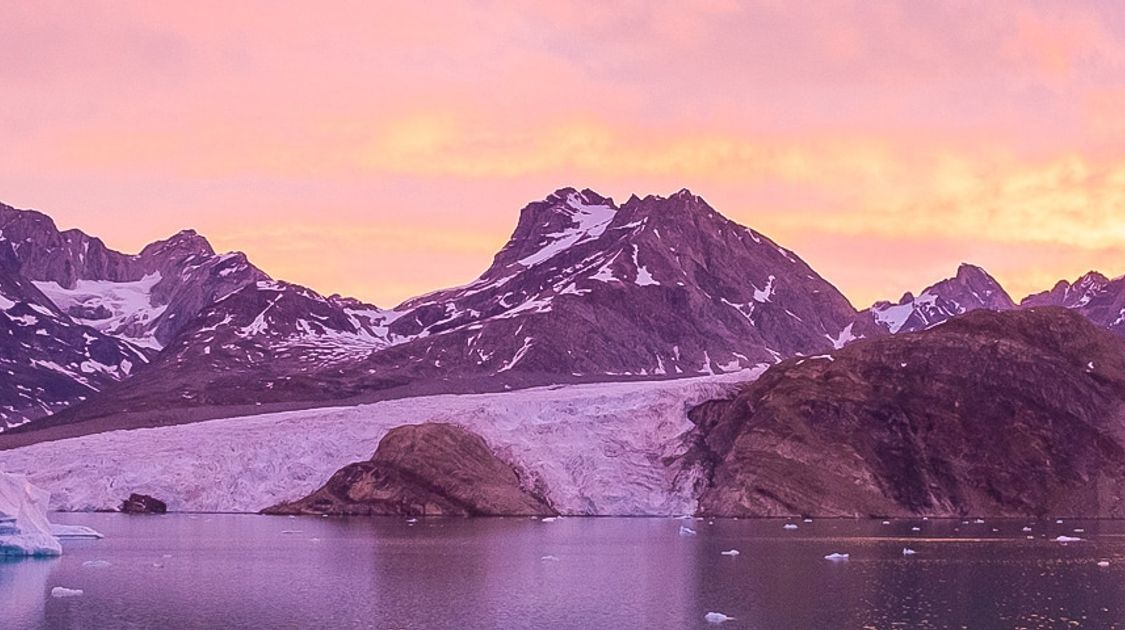 Panoramic view from Greenland’s Unplugged Wilderness Trek