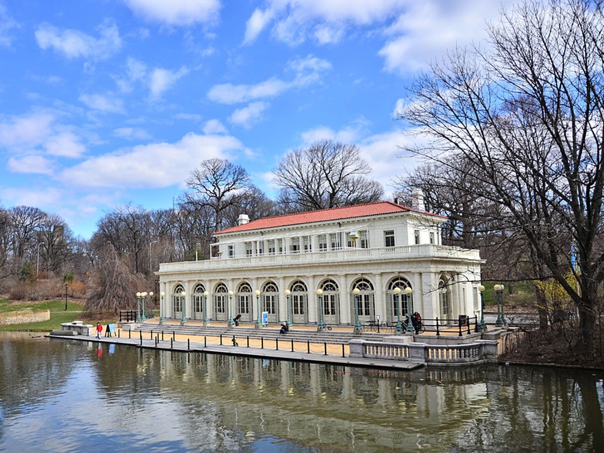 Prospect Park Boathouse in Brooklyn, New York City
