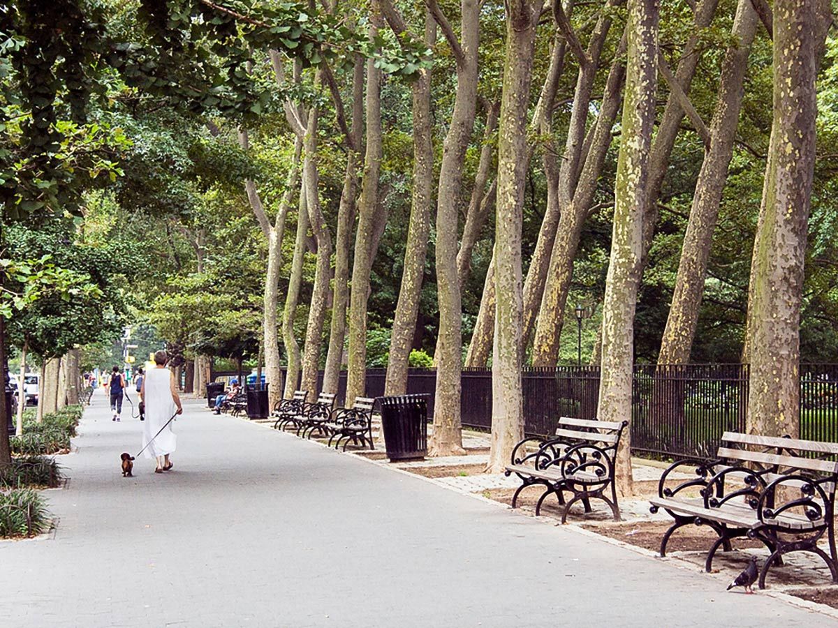 West of Central Park in New York City