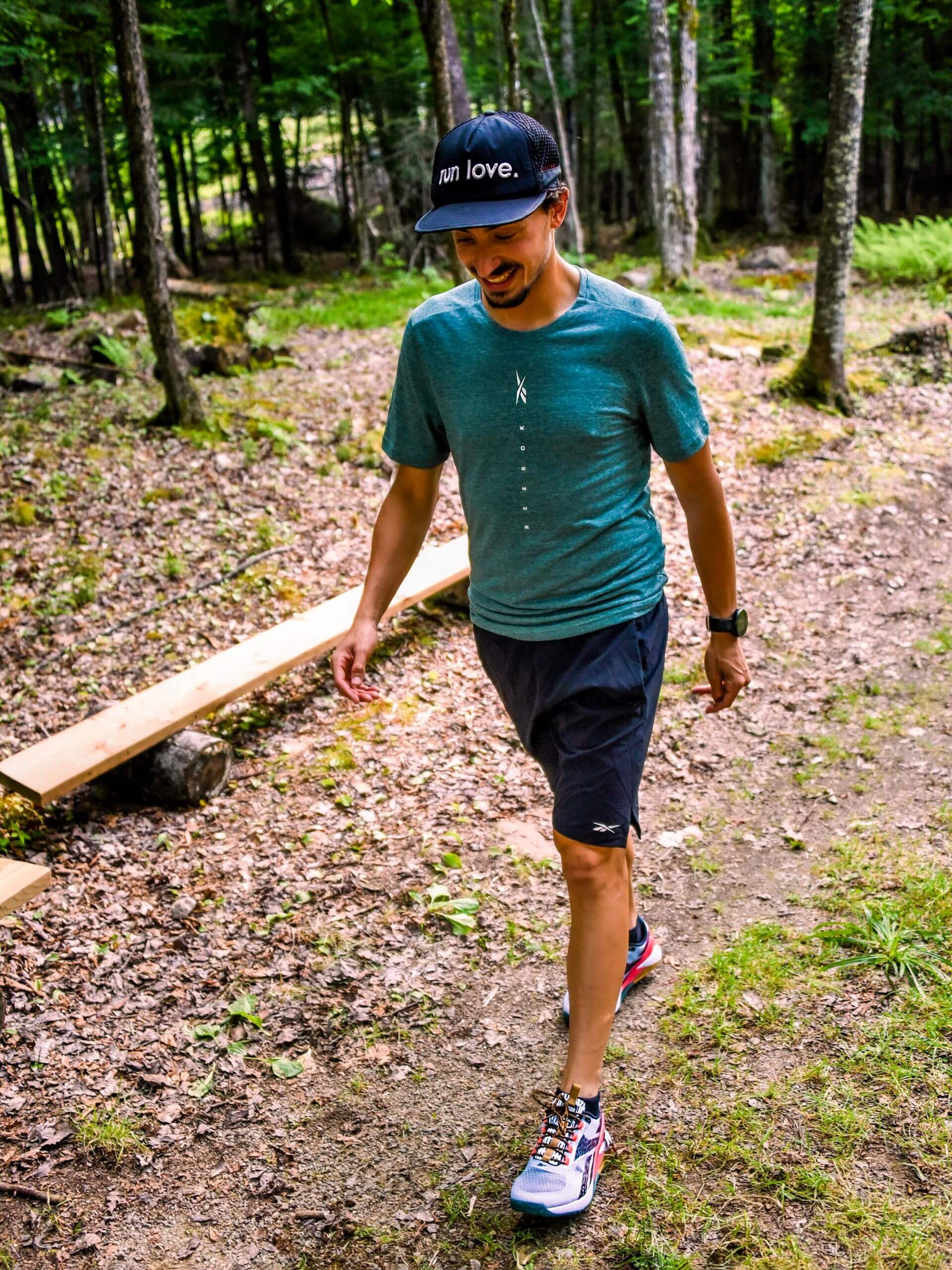 Run Love with Nano X1 Adventure trail runner cross trainer with Jacob near Montreal