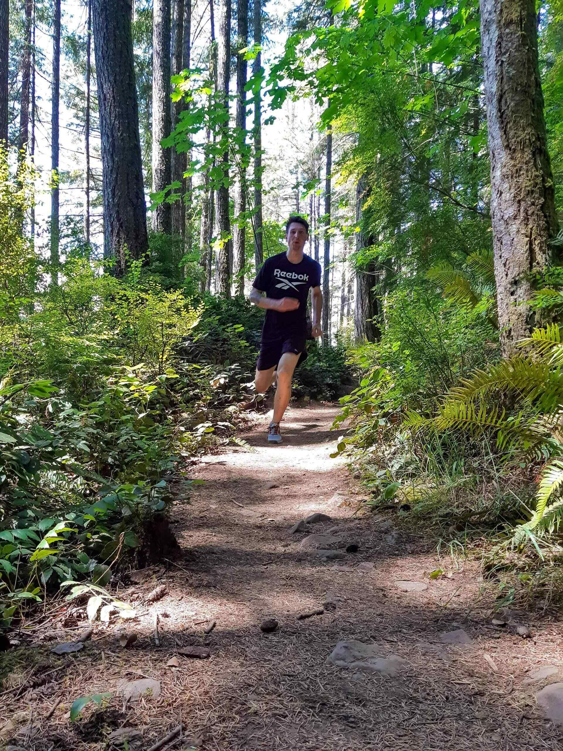 Running through the woods - Nano X1