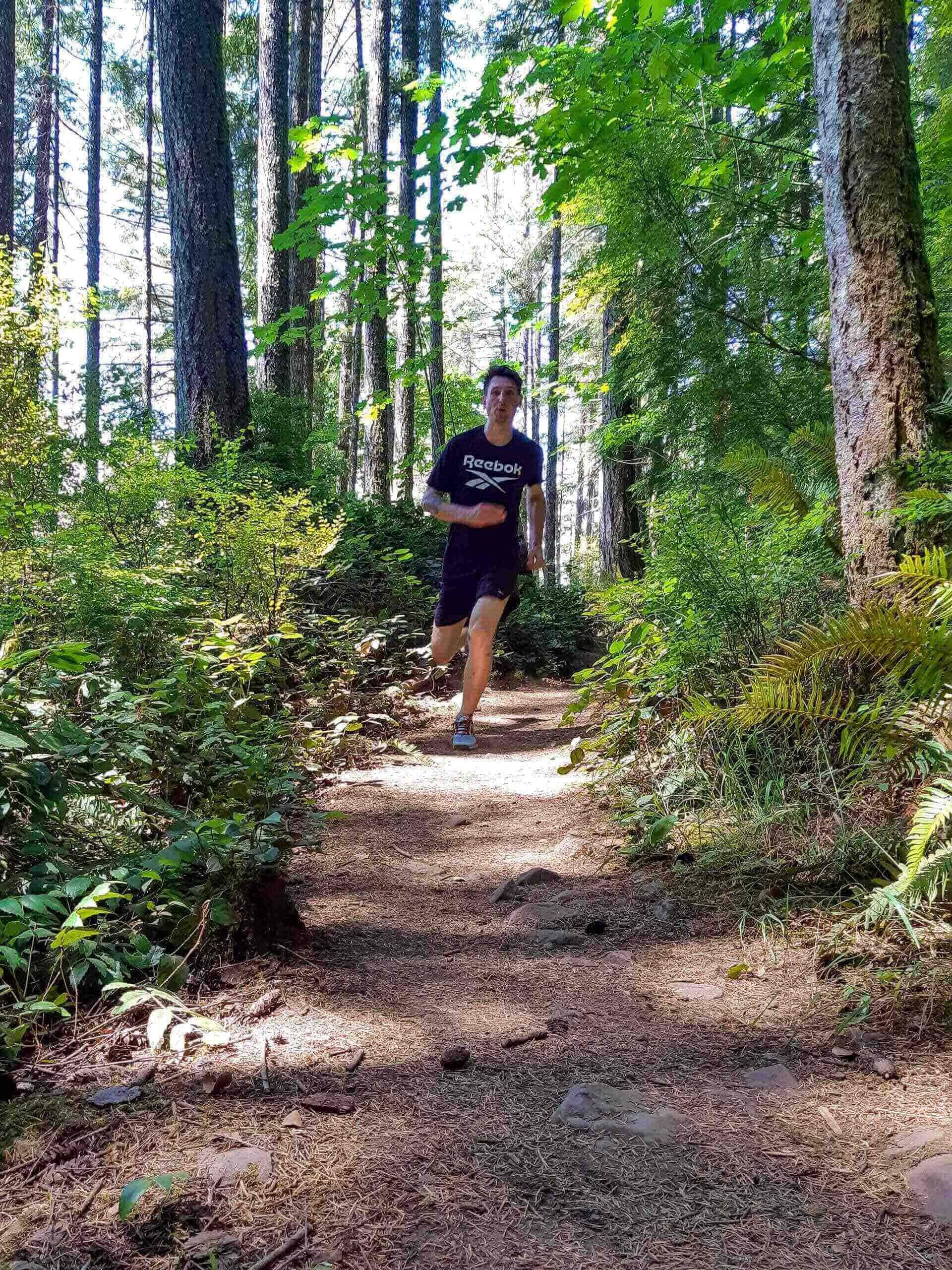 Running through the woods - Nano X1