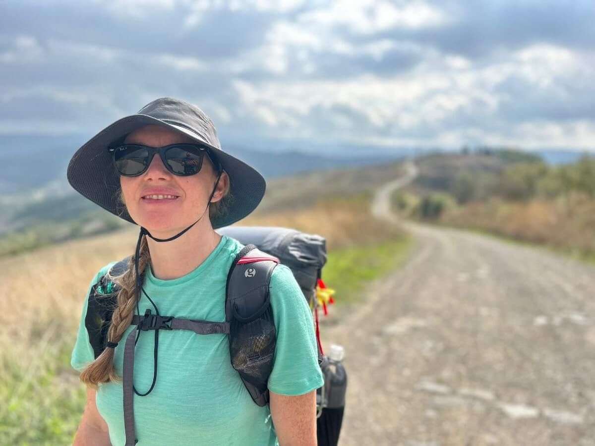 Photo of Lynn out hiking