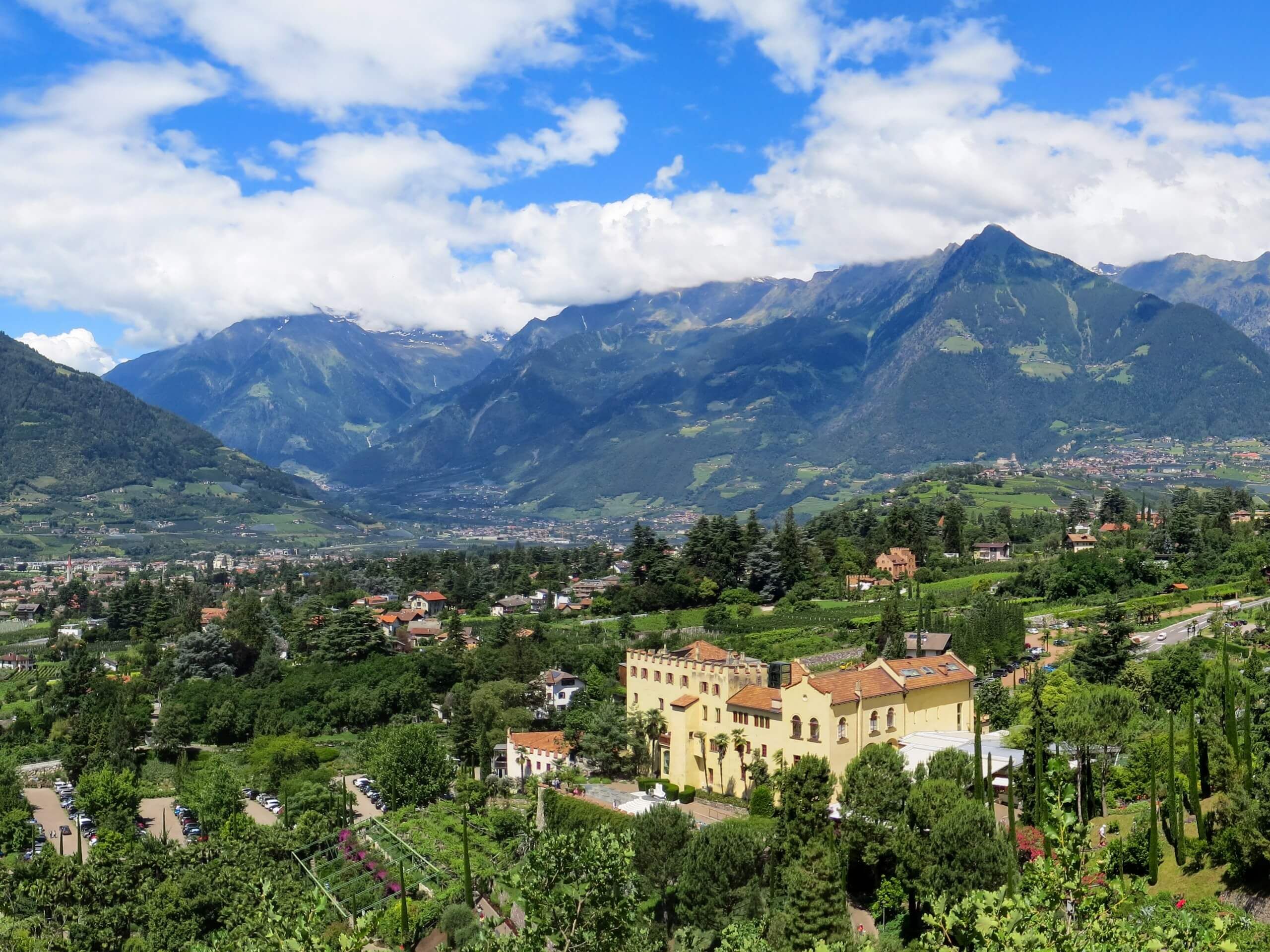 Mountain Views Above the Italian Dolomites