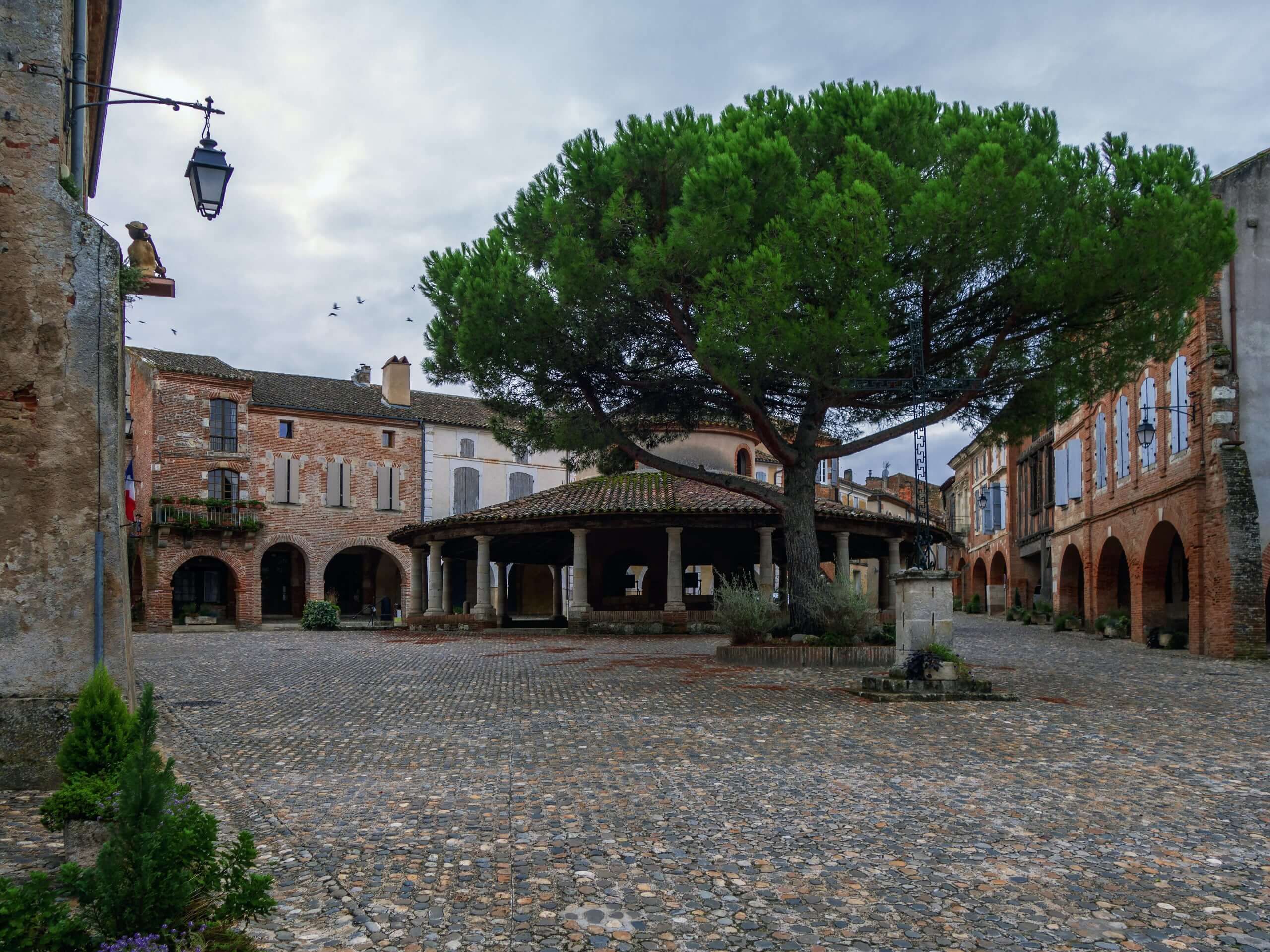 Village Square on the Le Puy Camino