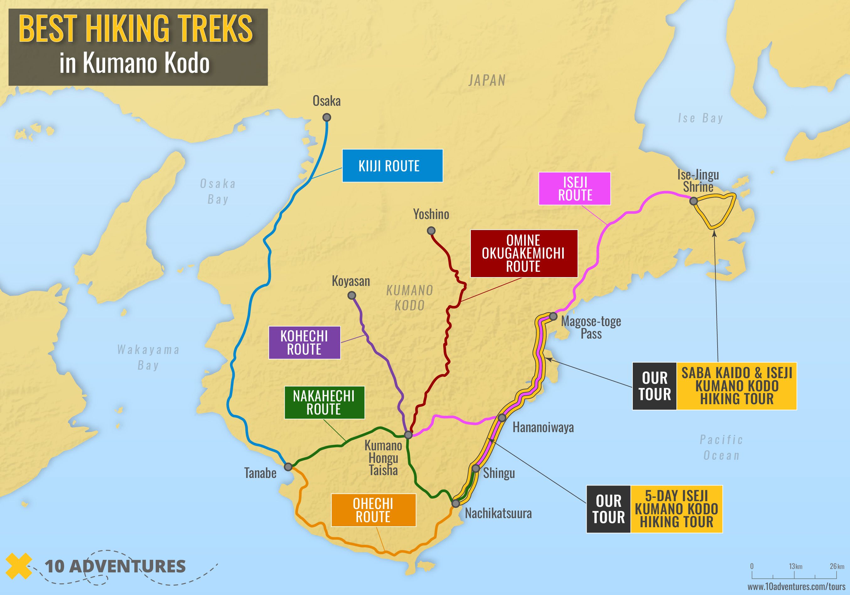 Kumano Kodo Map