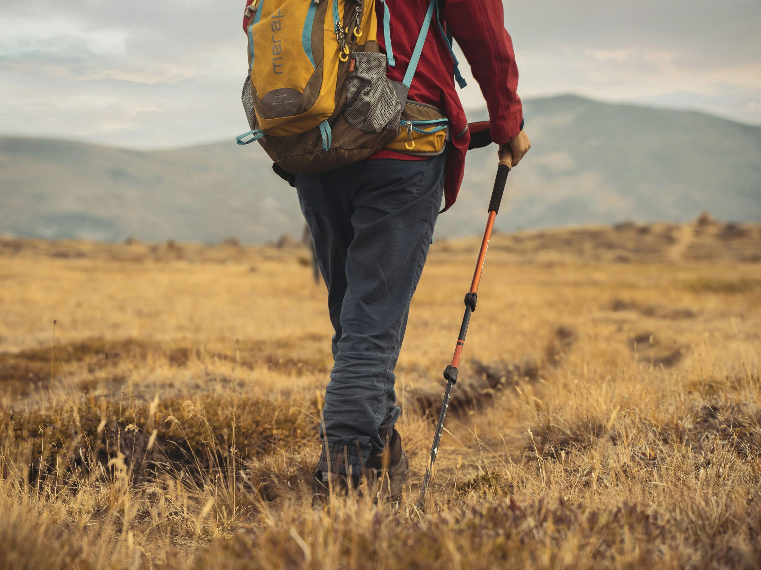 Hiker with backpack