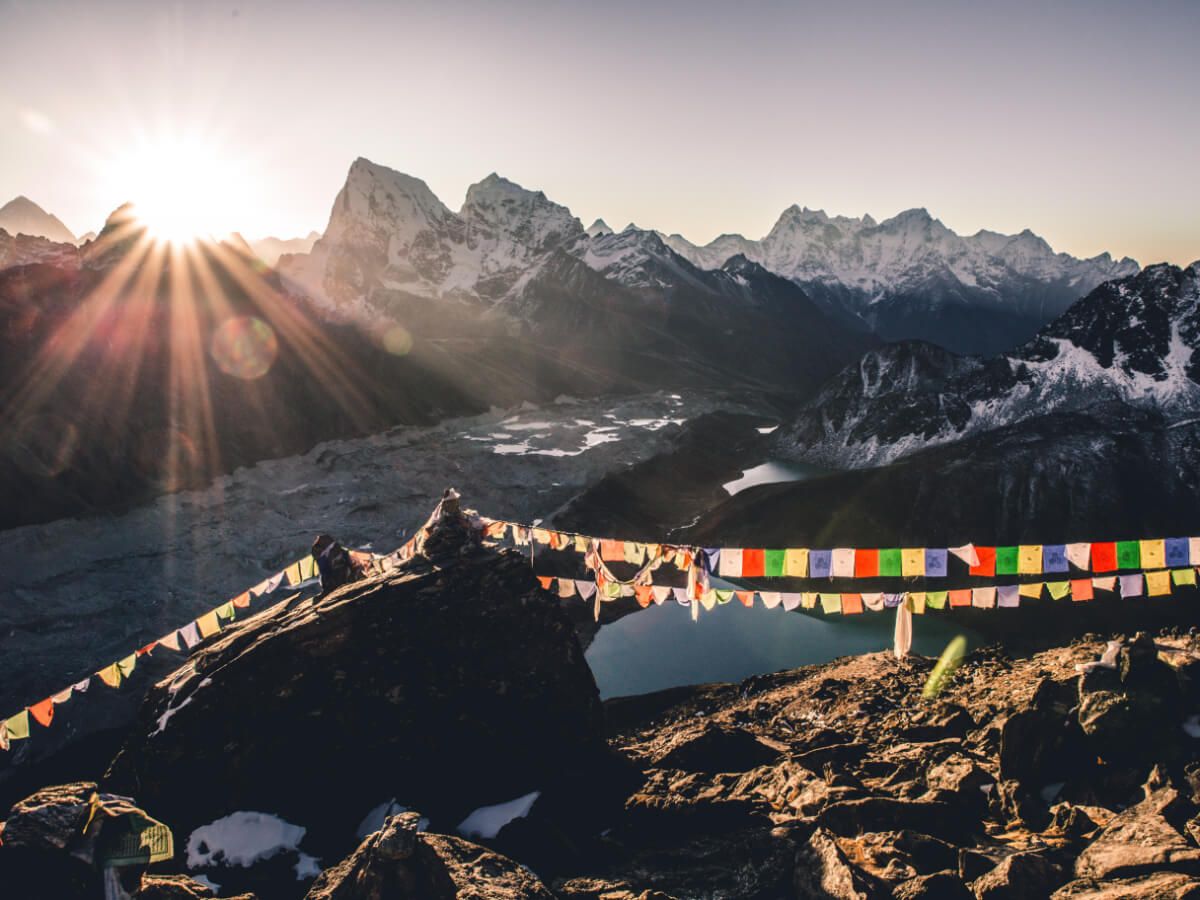 High-altitude mountain biking